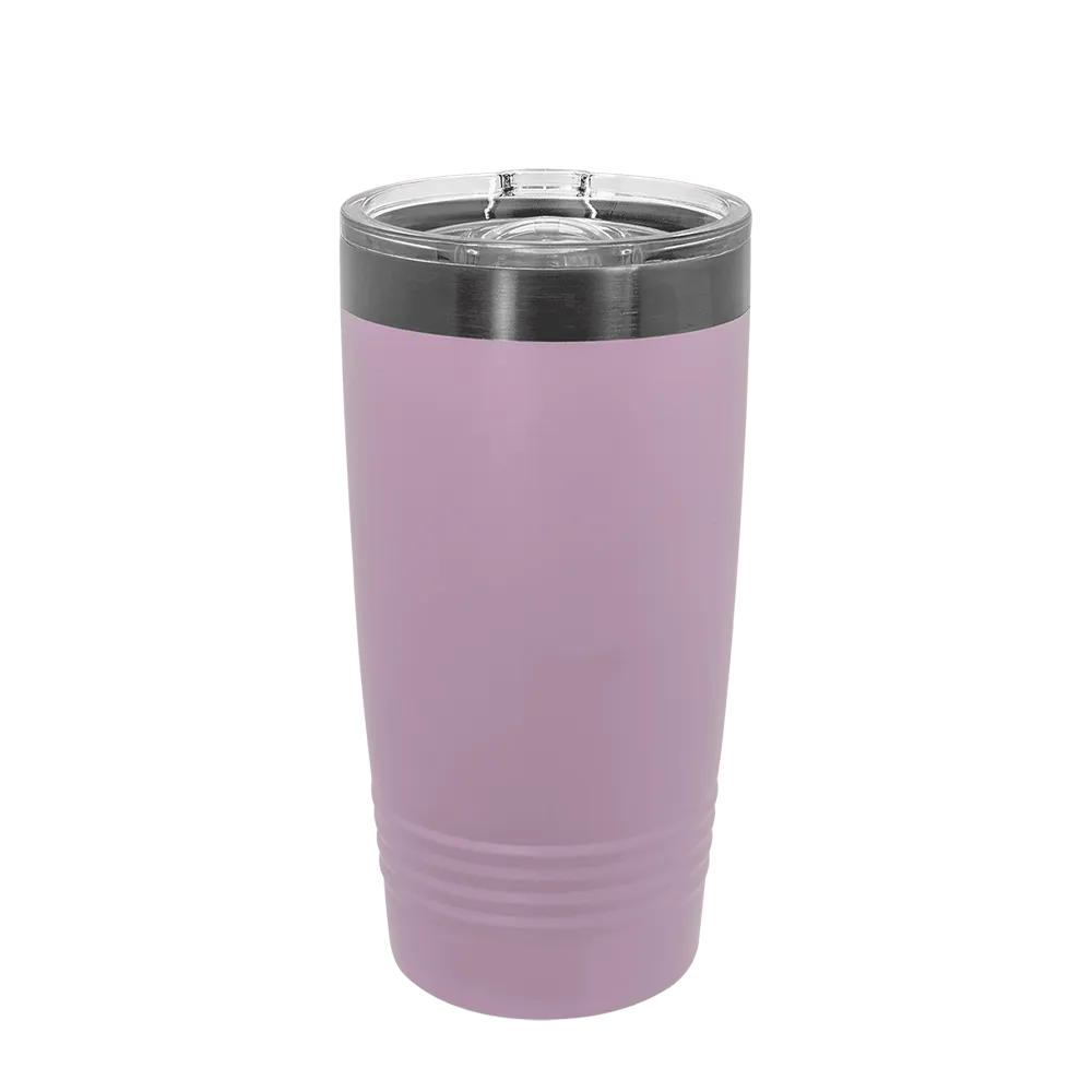 Polar Camel Ion Plated Tumbler 20 oz Lilac and Ghost Black 