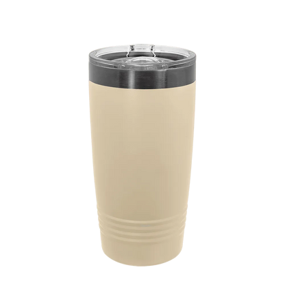 Polar Camel Ion Plated Tumbler 20 oz Warm Sand and Ghost Black 