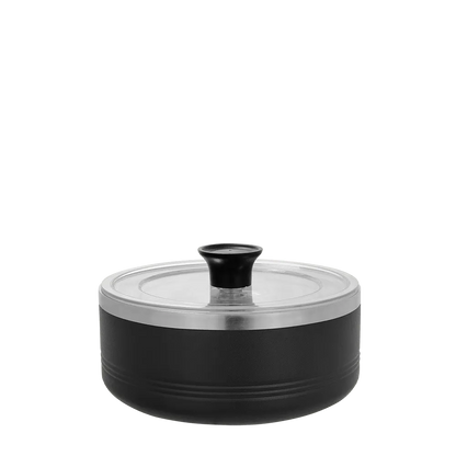 Polar Camel Serving Bowl with Lid 1 1/4 qt Black 