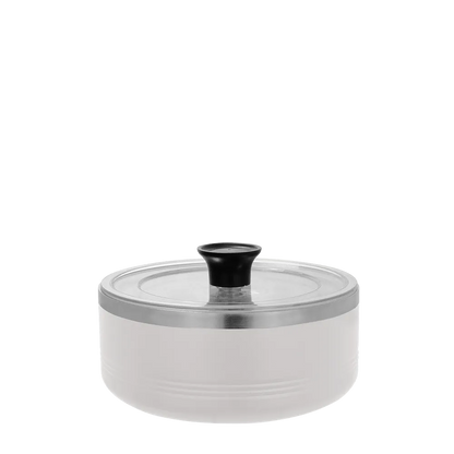 Polar Camel Serving Bowl with Lid 1 1/4 qt White 