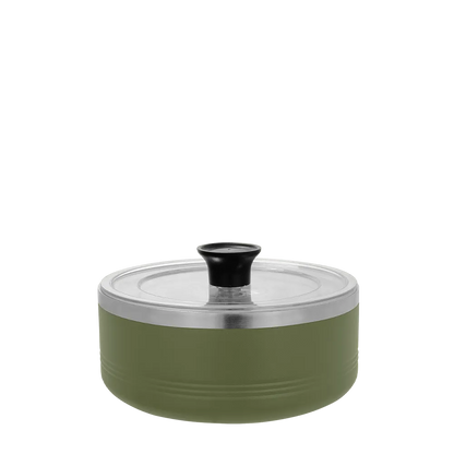 Polar Camel Serving Bowl with Lid 1 1/4 qt Olive 