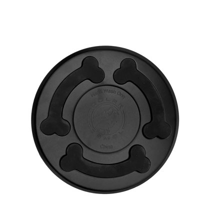 Polar Camel Pet Bowl 64 oz Black 