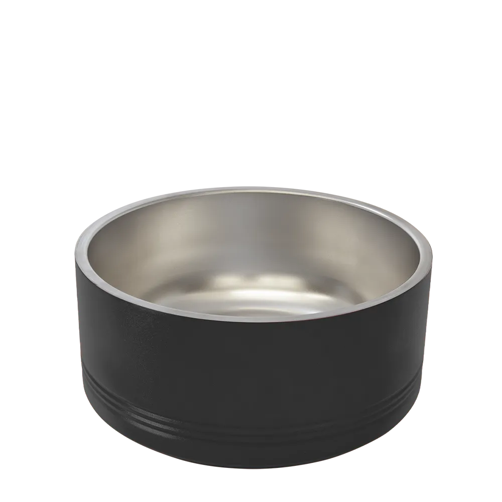 Polar Camel Pet Bowl 64 oz Black 