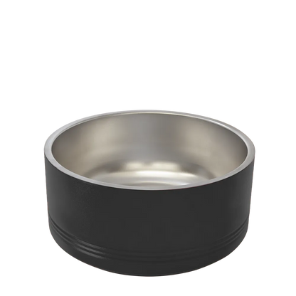 Polar Camel Pet Bowl 64 oz Black 