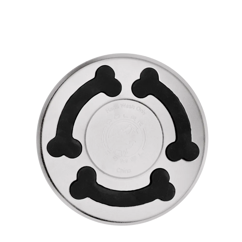 Polar Camel Pet Bowl 64 oz White 