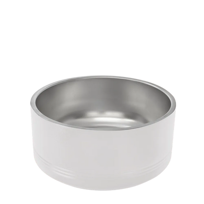 Polar Camel Pet Bowl 64 oz White 