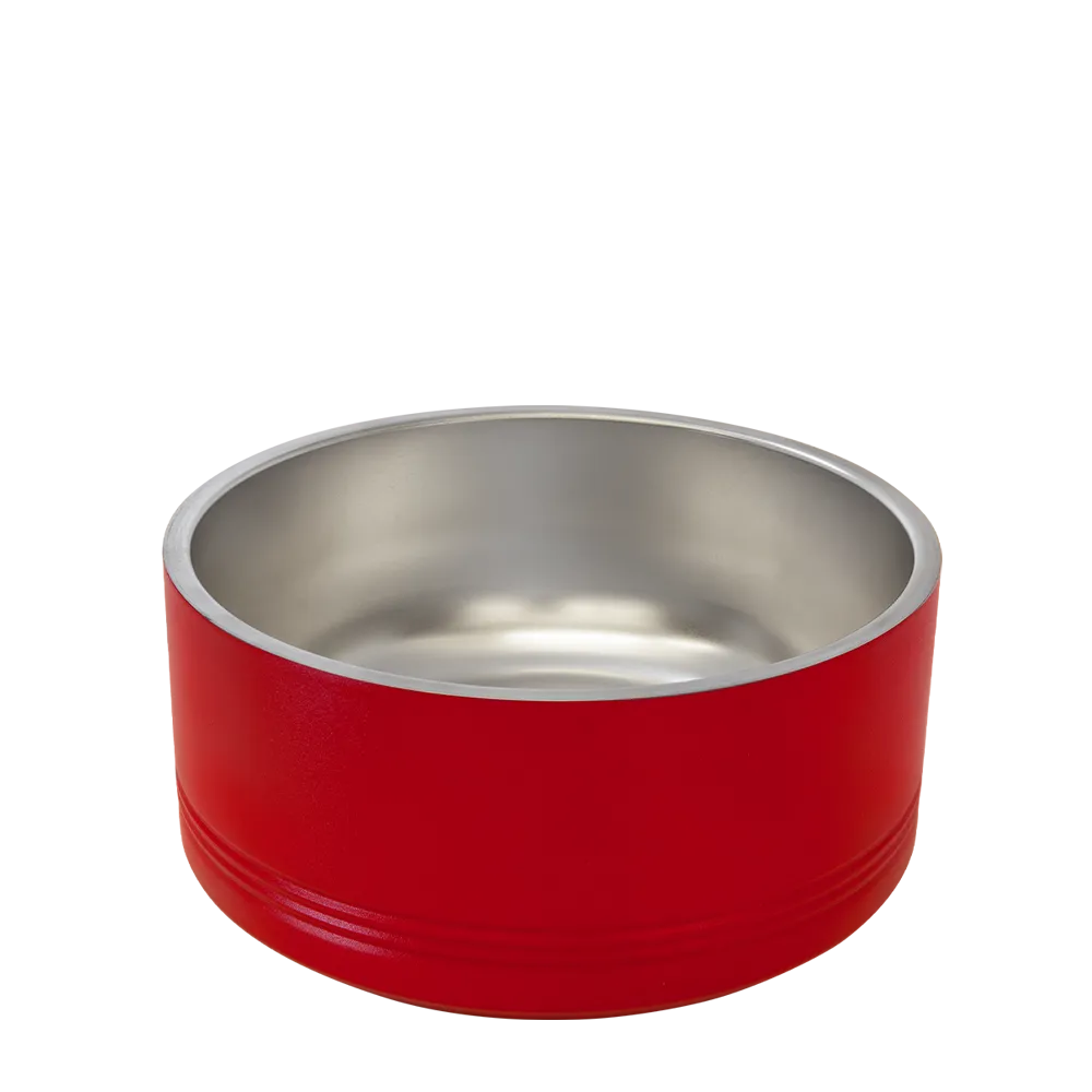 Polar Camel Pet Bowl 64 oz Red 