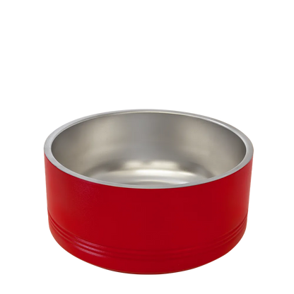 Polar Camel Pet Bowl 64 oz Red 