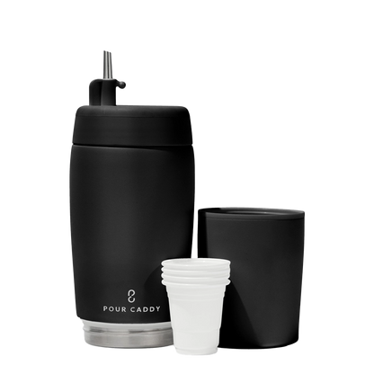 Pour Caddy Stainless Flask Set 