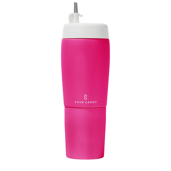 Pour Caddy Stainless Steel Flask Set #color_passion-pink