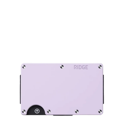 Ridge Aluminum Wallet with Cash Strap back view 