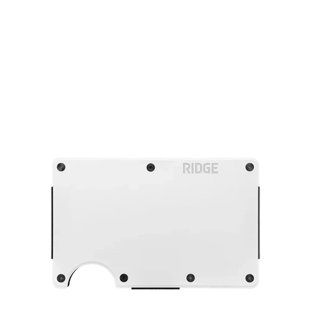 Ridge Aluminum Wallet with Cash Strap 