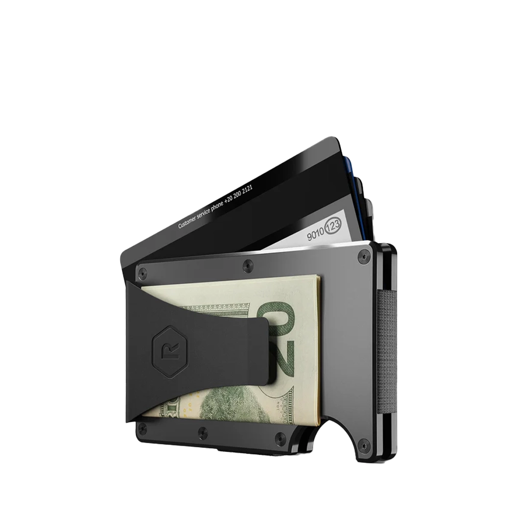 Customized Aluminum Wallet | Money Clip Wallet from The Ridge Back View 