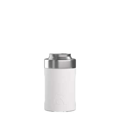 Front customization side of the RTIC Ultimate Can Cooler 12 oz in White 