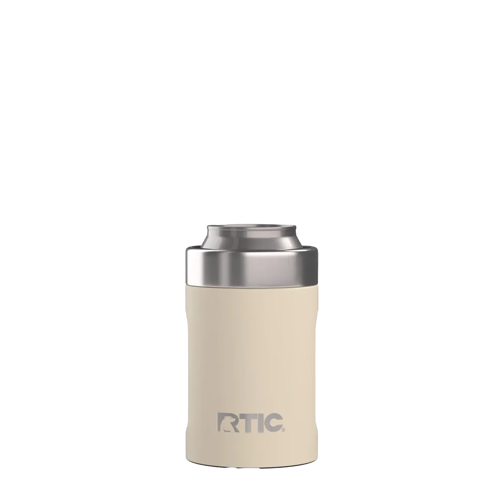 Back customization side of the RTIC Ultimate Can Cooler 12 oz in Beach 