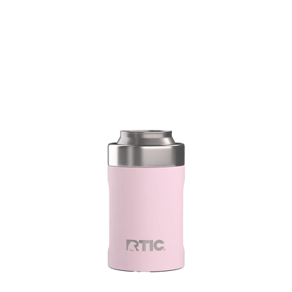 Back customization side of the RTIC Ultimate Can Cooler 12 oz in Pale Pink 