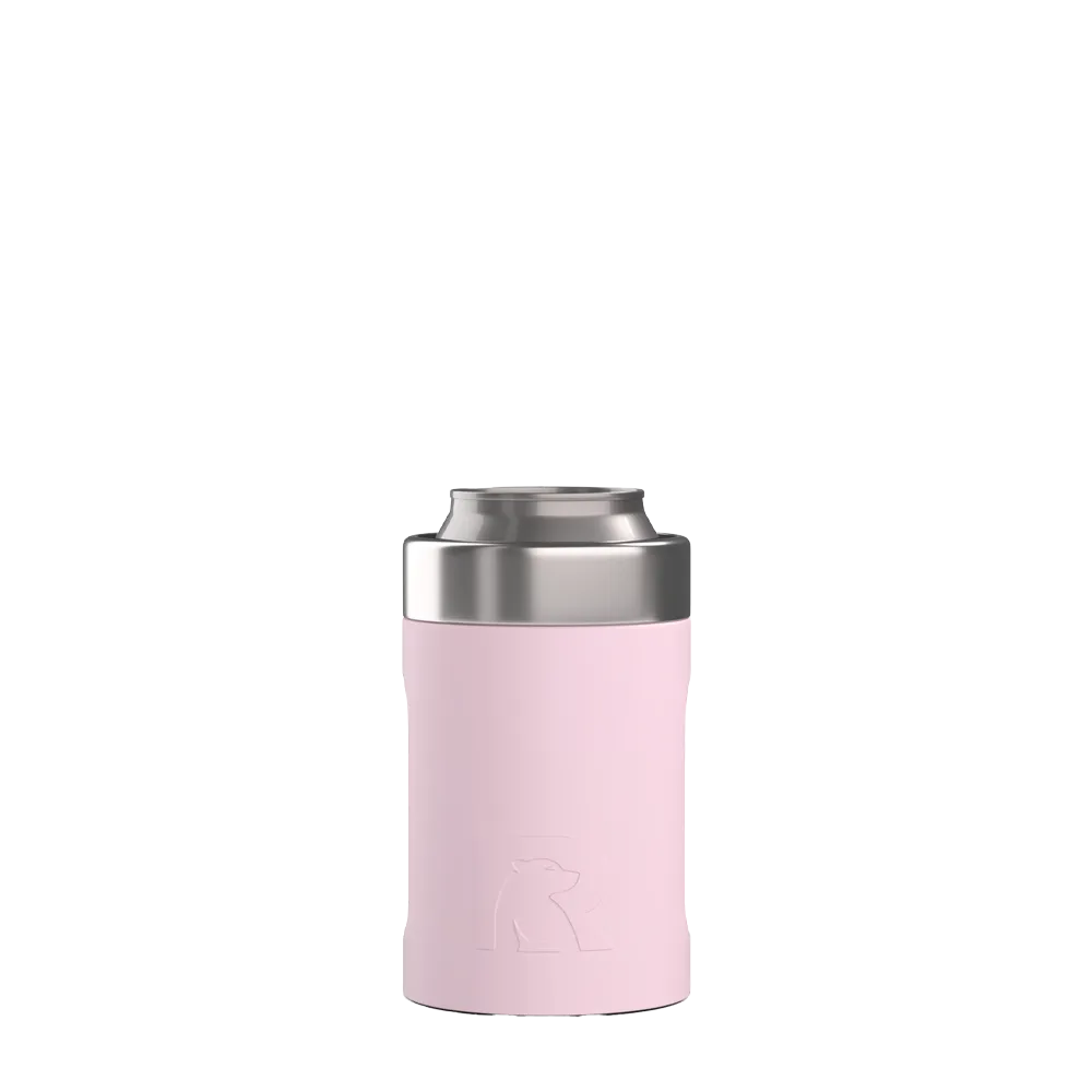 Front customization side of the RTIC Ultimate Can Cooler 12 oz in Pale Pink 