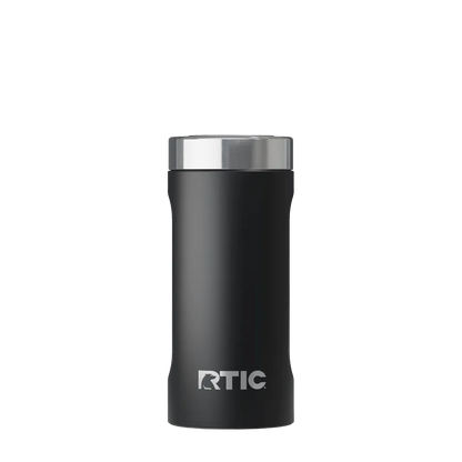 Back customization side of the RTIC Essential Can Cooler 24 oz in Black 