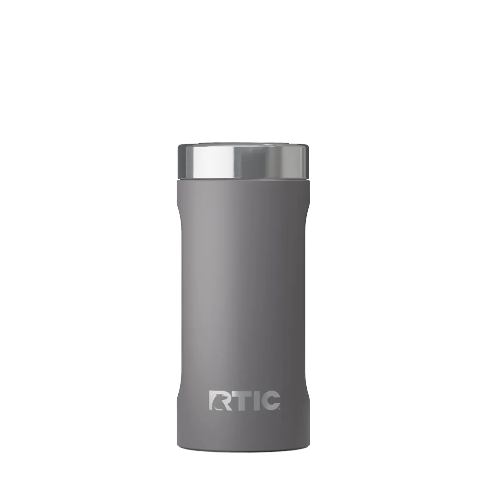 Back customization side of the RTIC Essential Can Cooler 24 oz in Graphite 