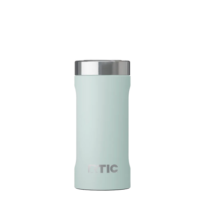 Back customization side of the RTIC Essential Can Cooler 24 oz in Fresh Mint 