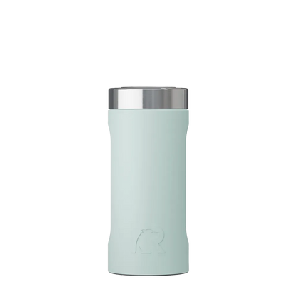 Front customization side of the RTIC Essential Can Cooler 24 oz in Fresh Mint 