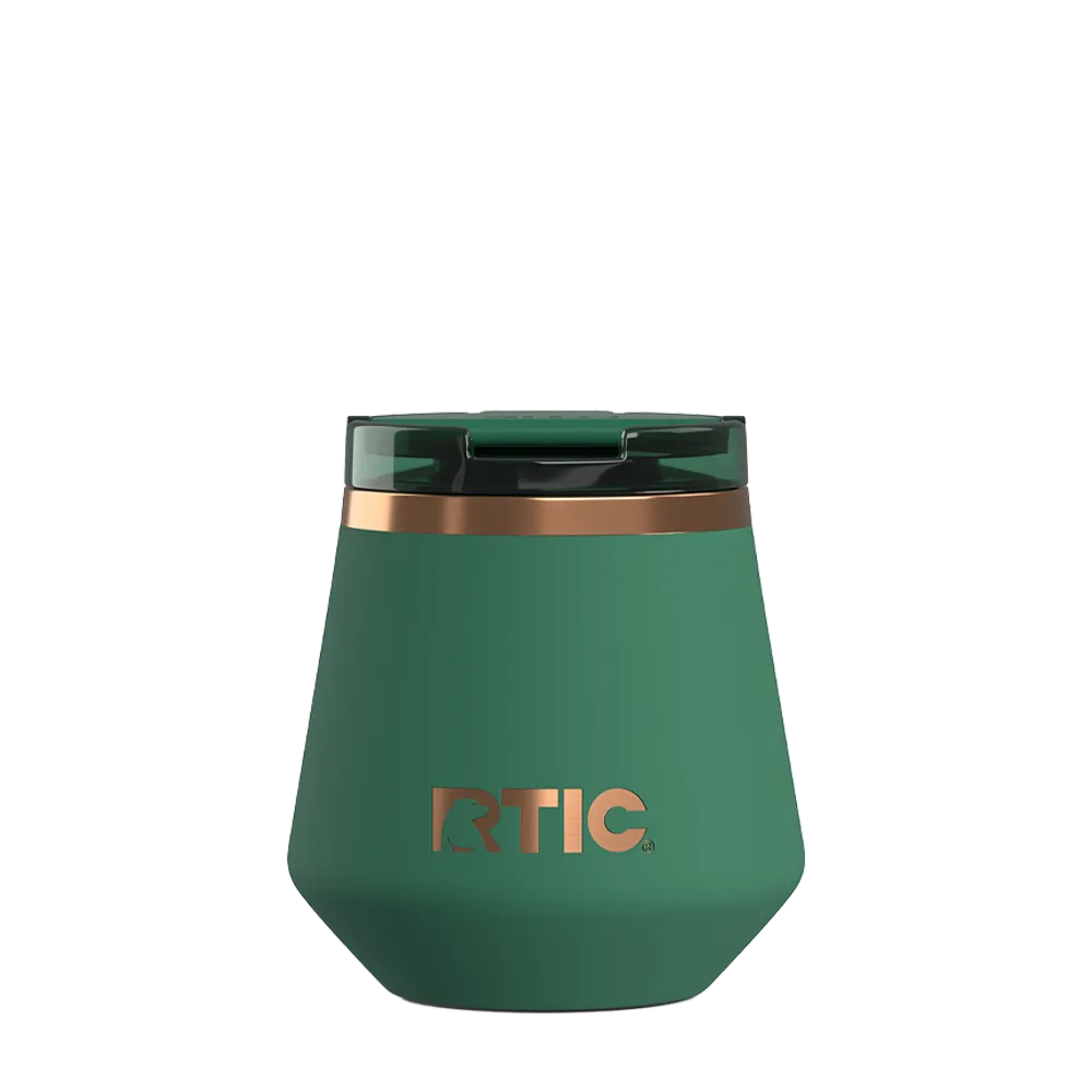 Back customization side of the RTIC Happy Hour Lowball Tumbler 8 oz in Pine Tree 