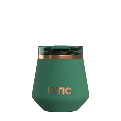 Back customization side of the RTIC Happy Hour Lowball Tumbler 8 oz in Pine Tree 