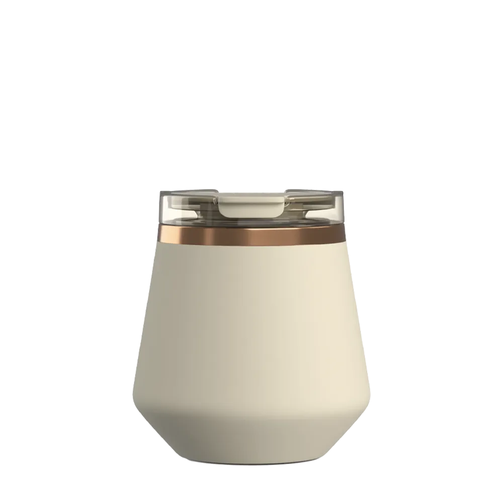 Front customization side of the RTIC Happy Hour Lowball Tumbler 8 oz in Dark Beach 