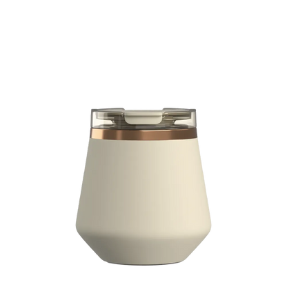 Front customization side of the RTIC Happy Hour Lowball Tumbler 8 oz in Dark Beach 