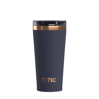 Back customization side of the RTIC Happy Hour Pint Tumbler 18 oz in Dark Midnight Dust 