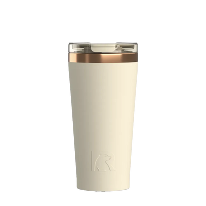 Front customization side of the RTIC Happy Hour Pint Tumbler 18 oz in Dark Beach 