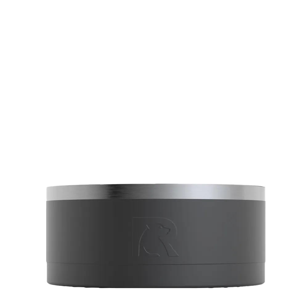Back customization side of the RTIC 3-in-1 Dog Bowl Large in Black 