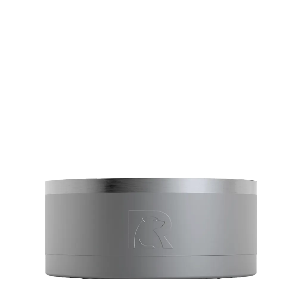 Back customization side of the RTIC 3-in-1 Dog Bowl Large in Graphite 