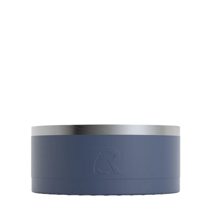 Back customization side of the RTIC 3-in-1 Dog Bowl Large in Navy 