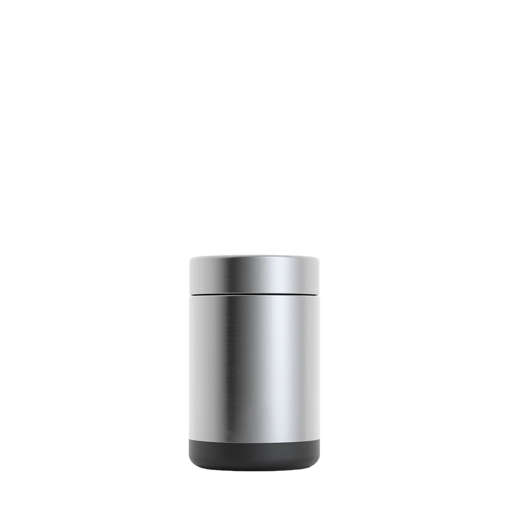 Front customization side of the RTIC Insulated Can Holder 12 oz in Stainless Steel 