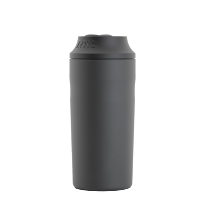 Front customization side of the RTIC Can Chiller 12 - 16 oz in Black 