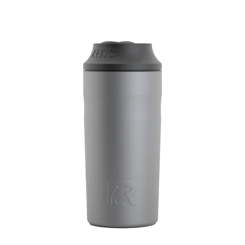 Back customization side of the RTIC Can Chiller 12 - 16 oz in Graphite 