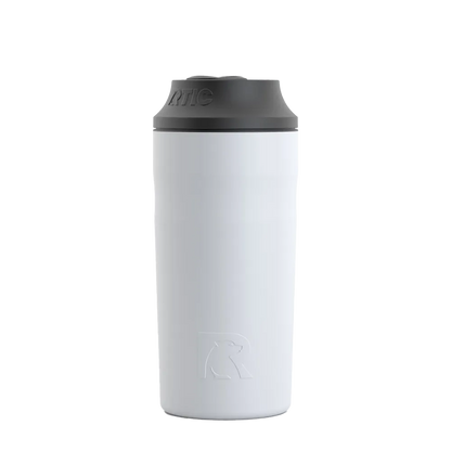 Back customization side of the RTIC Can Chiller 12 - 16 oz in White 