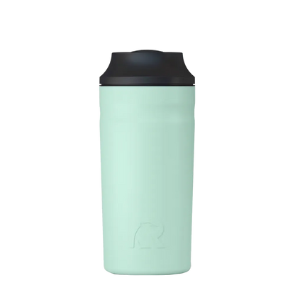 Front customization side of the RTIC Can Chiller 12 - 16 oz in Fresh Mint 