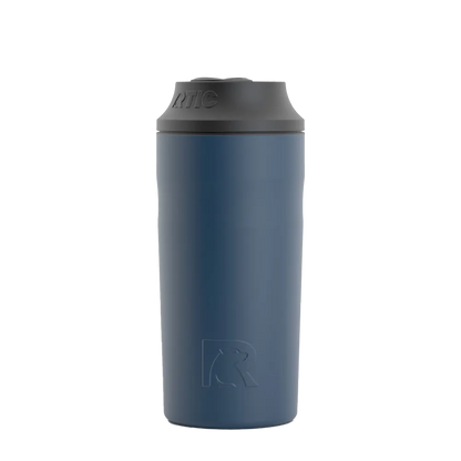 Back customization side of the RTIC Can Chiller 12 - 16 oz in Navy 