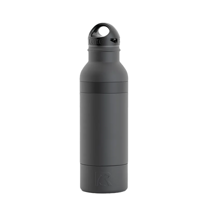 Front customization side of the RTIC Bottle Chiller in Black 