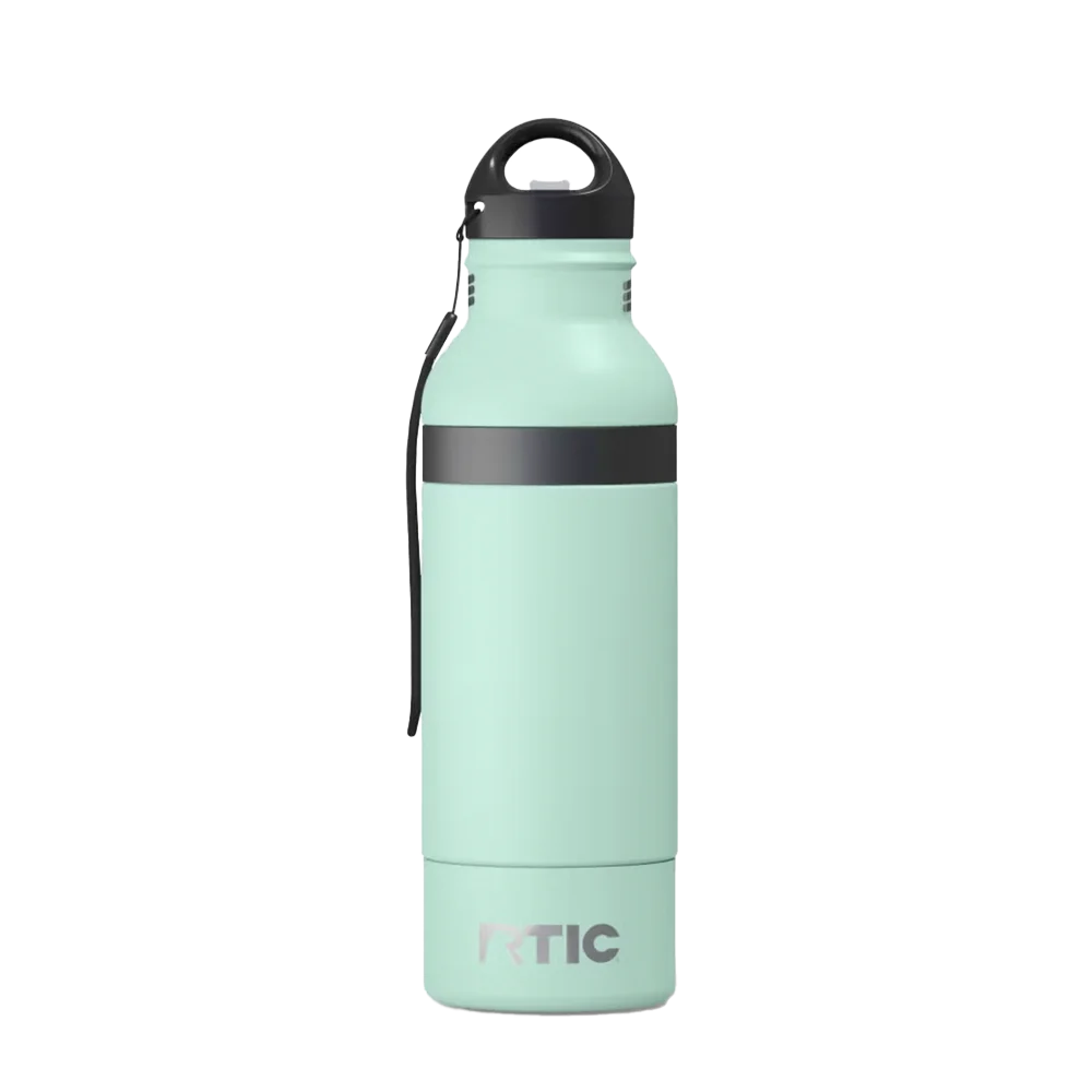 Back customization side of the RTIC Bottle Chiller in Fresh Mint 
