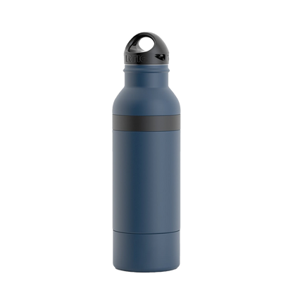 Back customization side of the RTIC Bottle Chiller in Navy 