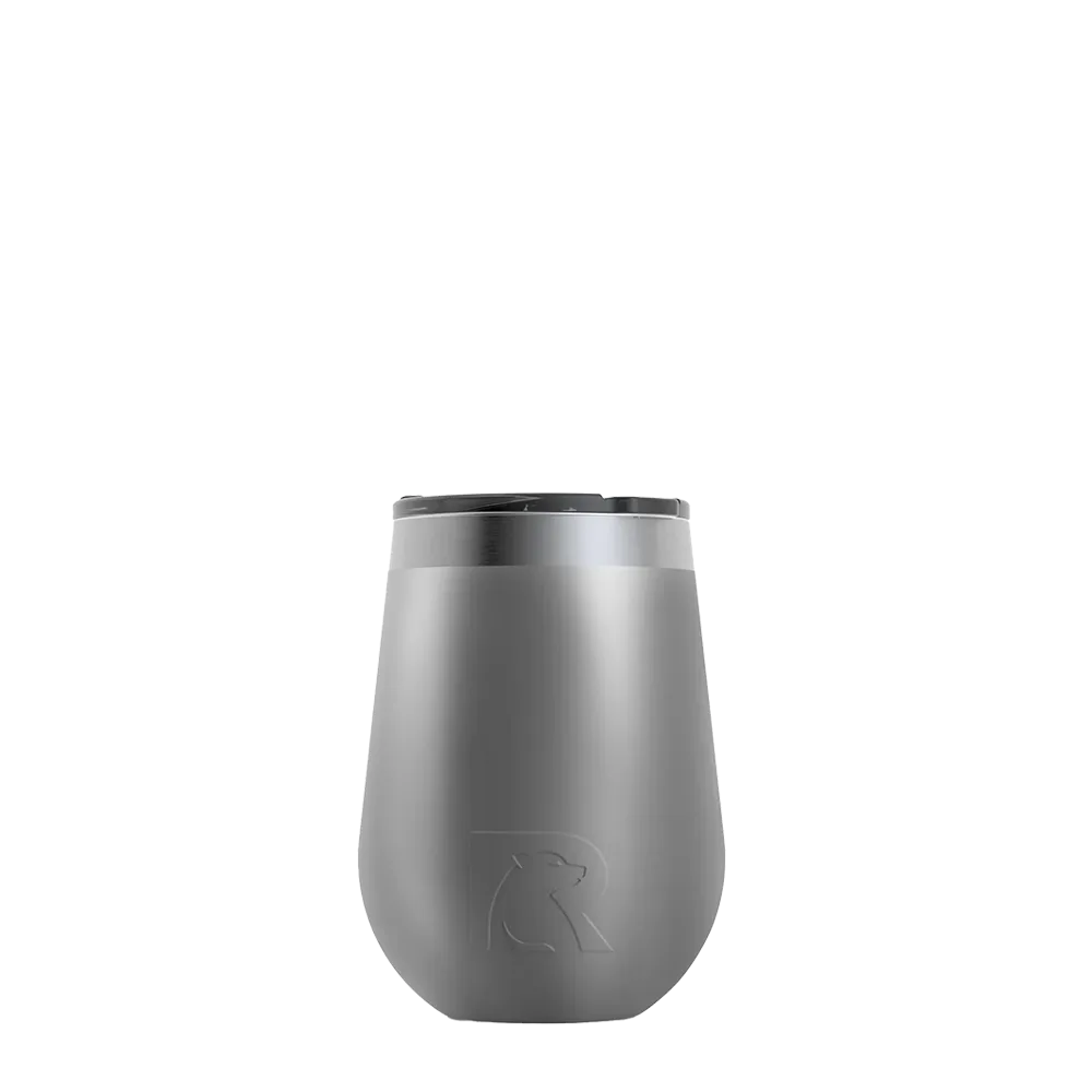 Front customization side of the RTIC Cocktail Tumbler 12 oz in Graphite 