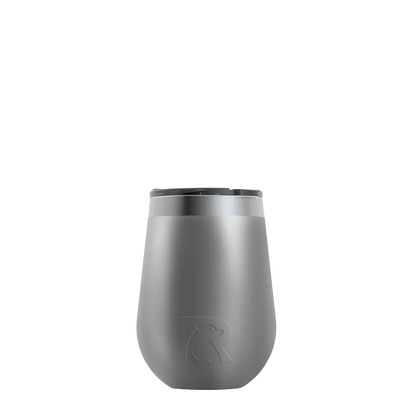 Front customization side of the RTIC Cocktail Tumbler 12 oz in Graphite 