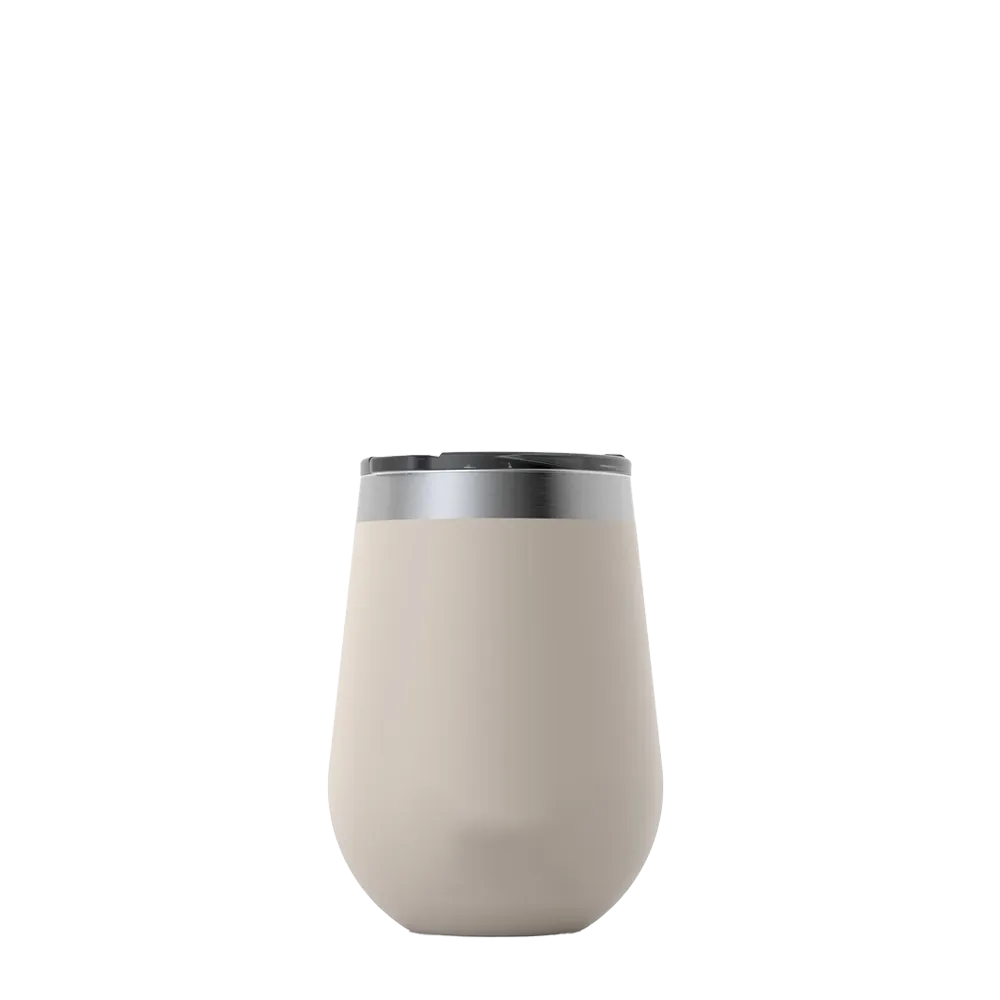 Back customization side of the RTIC Cocktail Tumbler 12 oz in Beach 