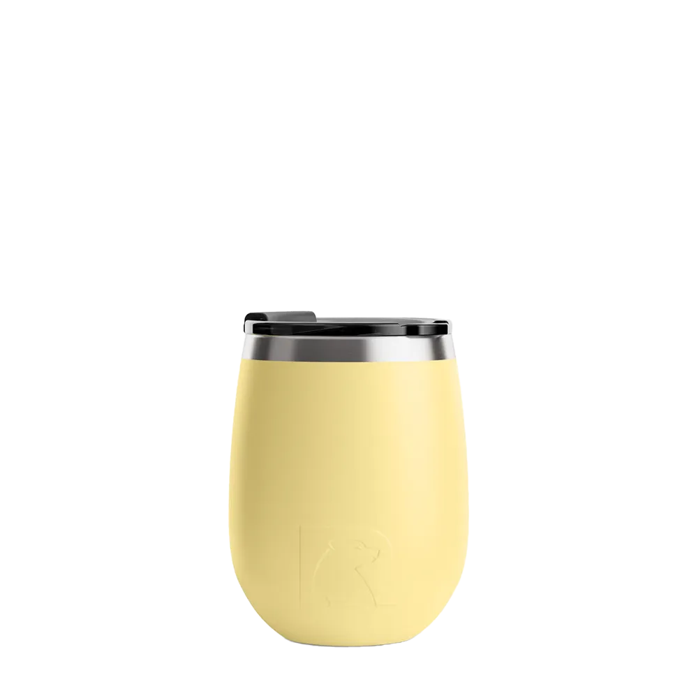 Customize locaton Back for RTIC Wine Tumbler 10 oz Stemware in sunlight 