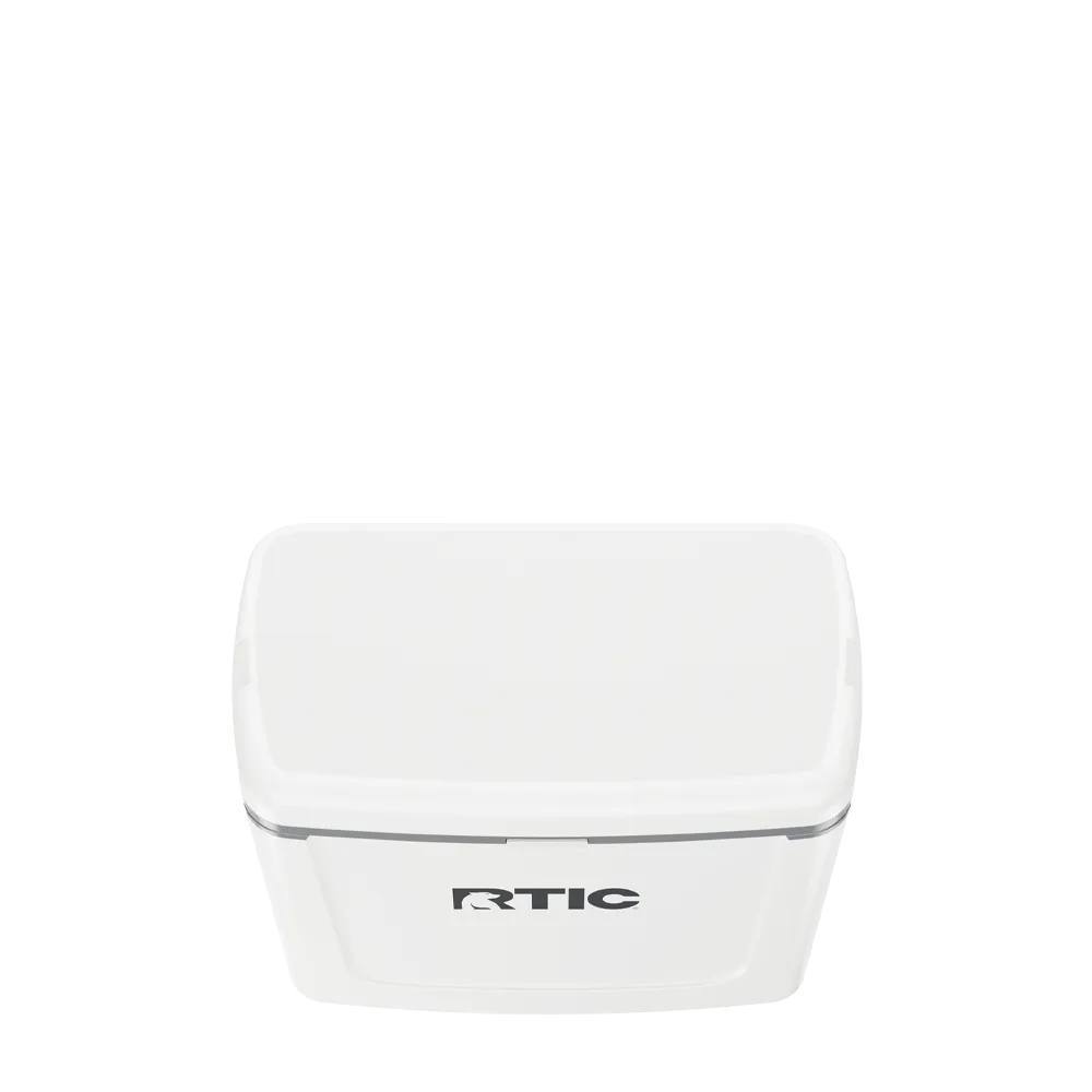 RTIC Road Trip Personal Cooler 16 qt in White and Gray 