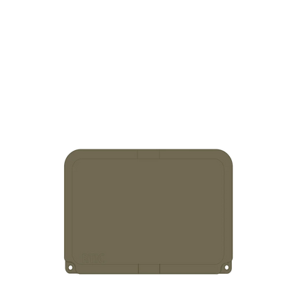 Lid customization side of the RTIC Ultra-Tough Cooler 20 qt in Olive 