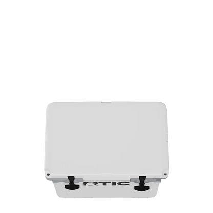 Lid customization side of the RTIC Ultra Light Cooler 22 qt in White 